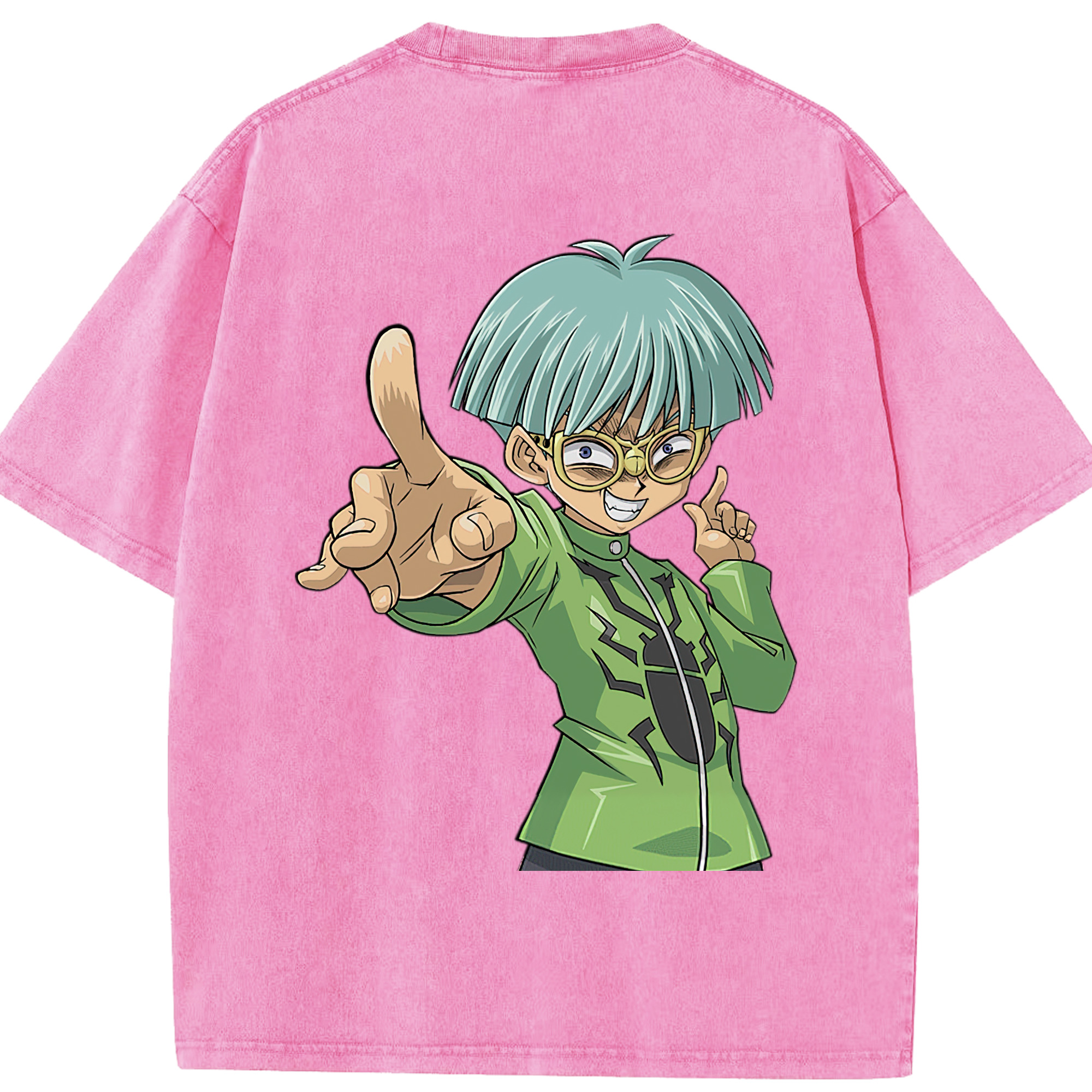 （画像用） 遊☆戯☆王 Yu-Gi-Oh! 綿100% ヴィンテージ風 半袖Tシャツ（背面プリント）